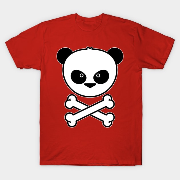 Panda Bones T-Shirt by wuxter